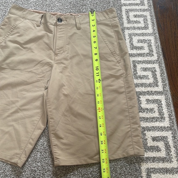 900 By Tony Hawk Men's Size 31 Tan Flat Front Skateboard Board Shorts Pockets. - Picture 7 of 9